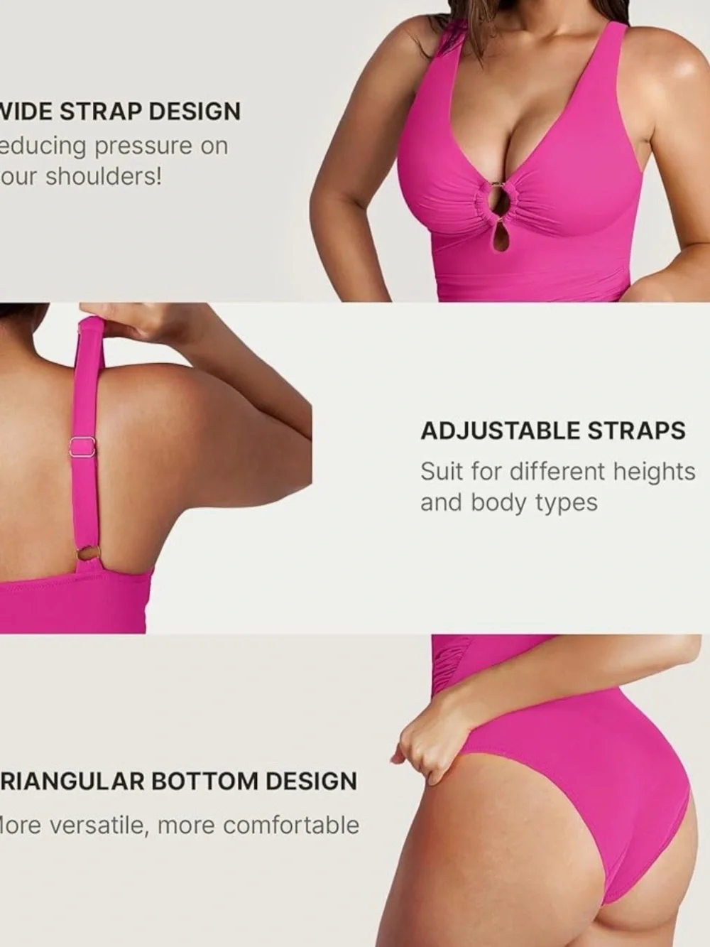 Feelingirl Ruched Sculpting Swimsuit